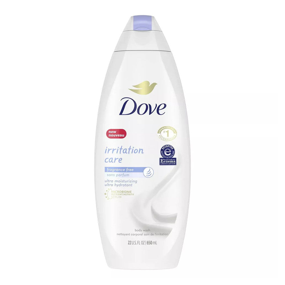 Dove Beauty Irritation Care Fragrance Free Body Wash, 22 Oz